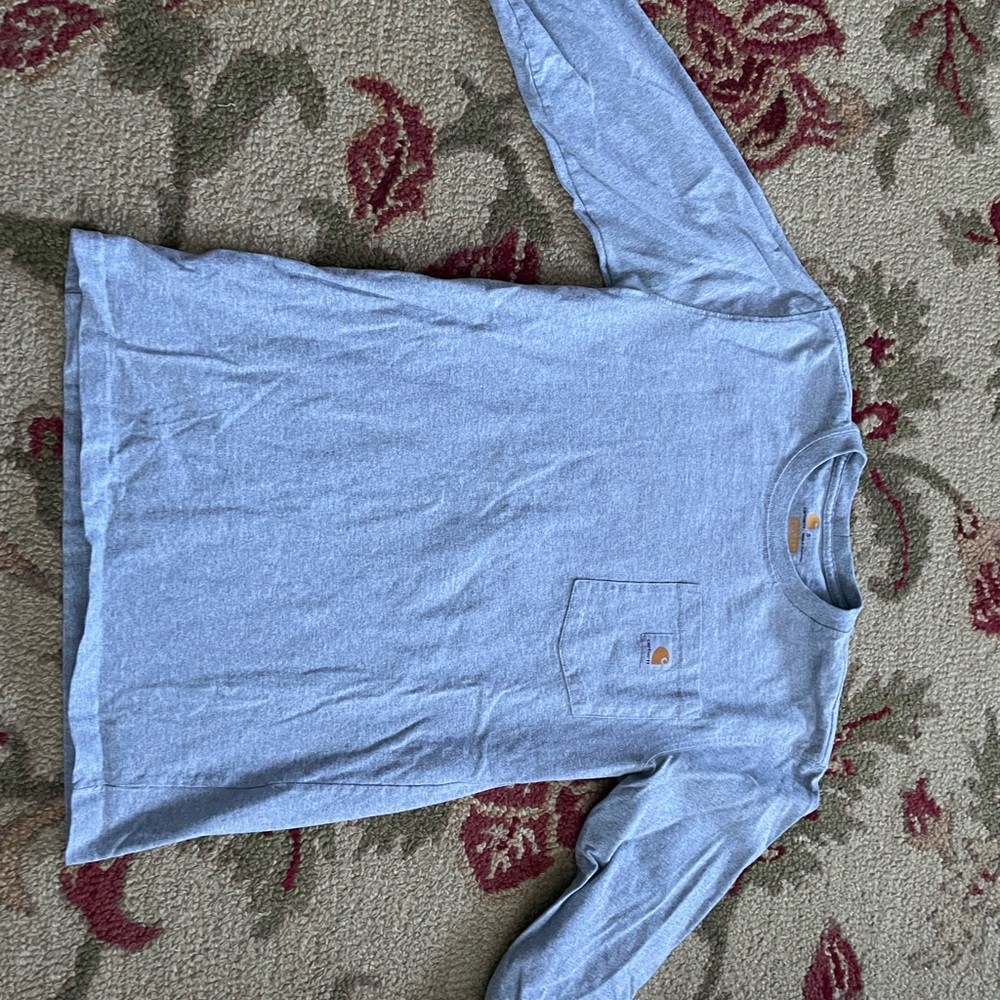 Carhartt Men's Gray Long Sleeve Tee